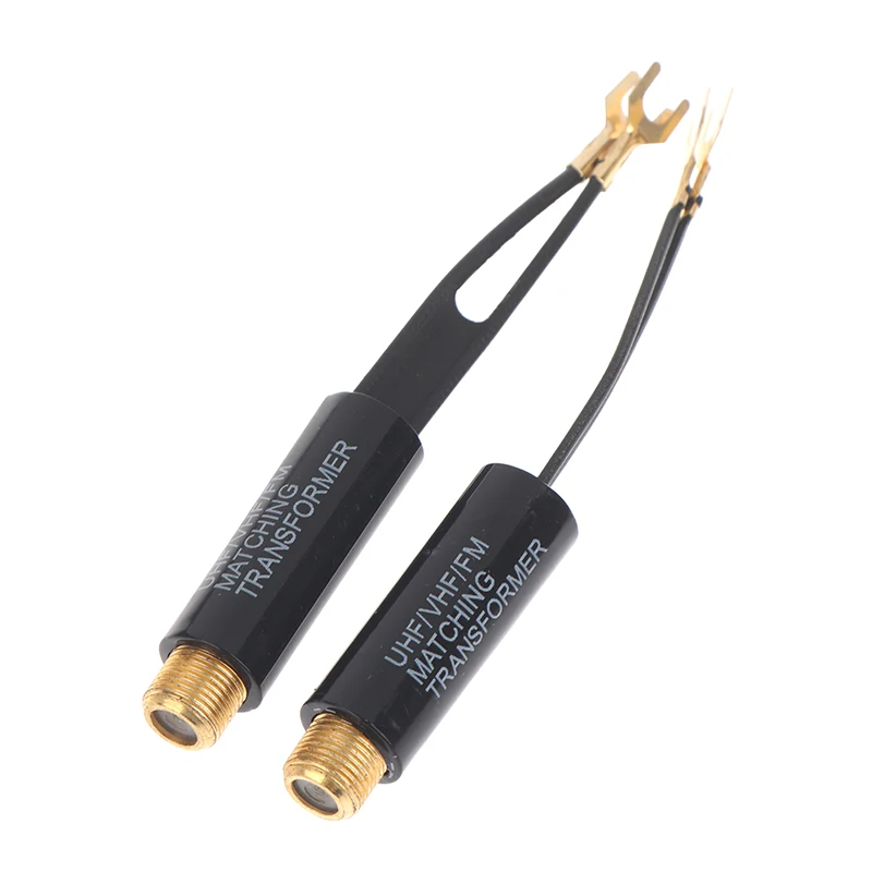 

2/5/10Pcs Transforme 75 Ohm To 300 Ohm Adapter TV Radio RF Coaxial Antenna UHF VHF FM Antenna Transformer Converter F Female