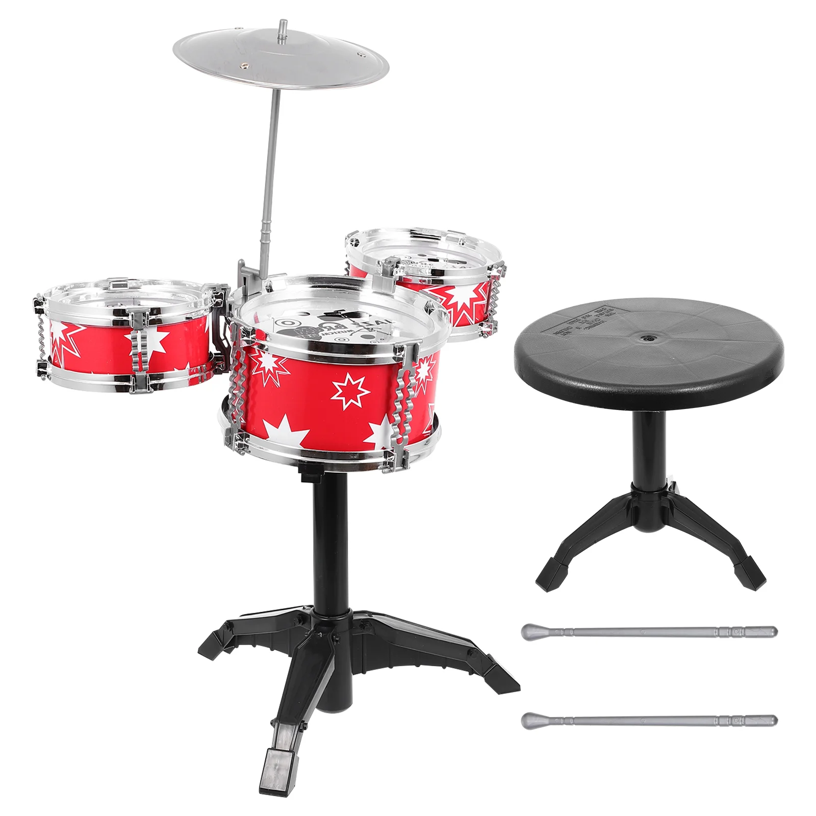 Kit de bateria infantil, brinquedo musical para presente de bebê, instrumento educacional, brinquedos pré-escolares