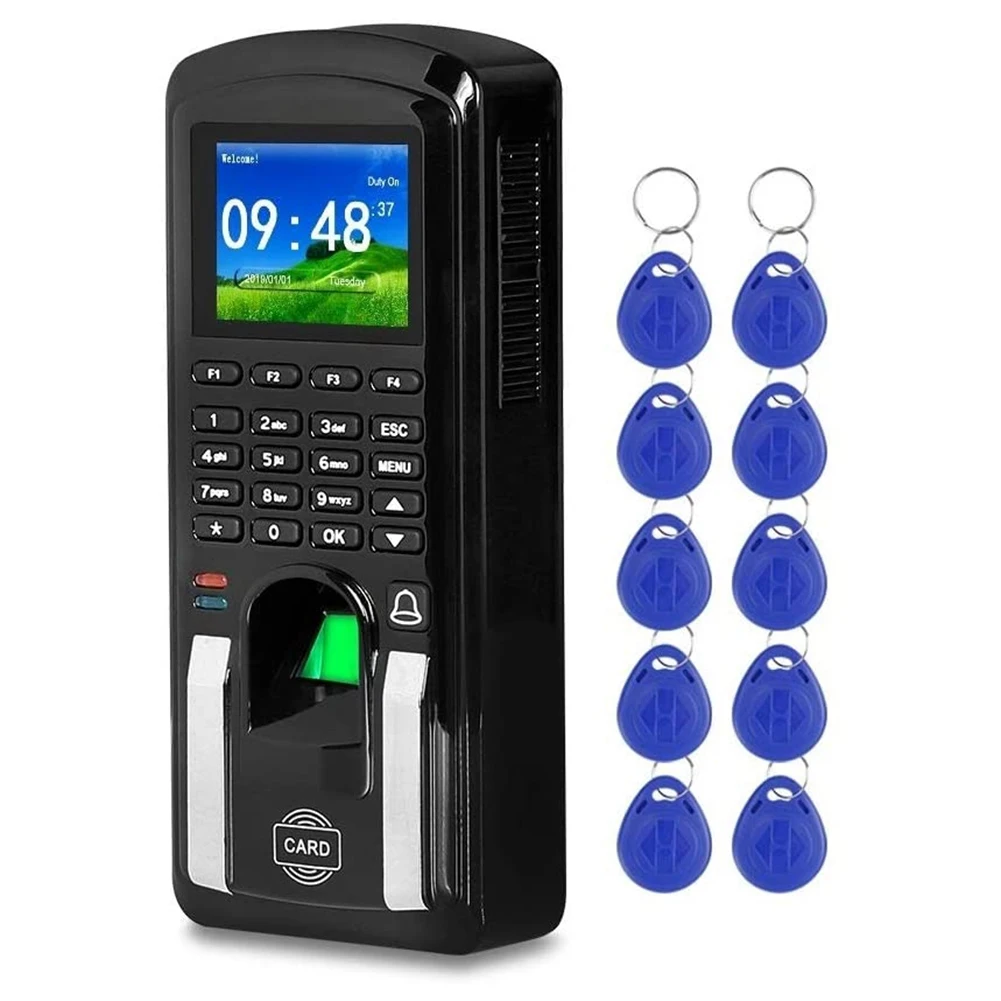 

Fingerprint Access Control TCP/IP Biometric Time and Attendance System Machine Employee Sign-in Recorder Punch Clock A