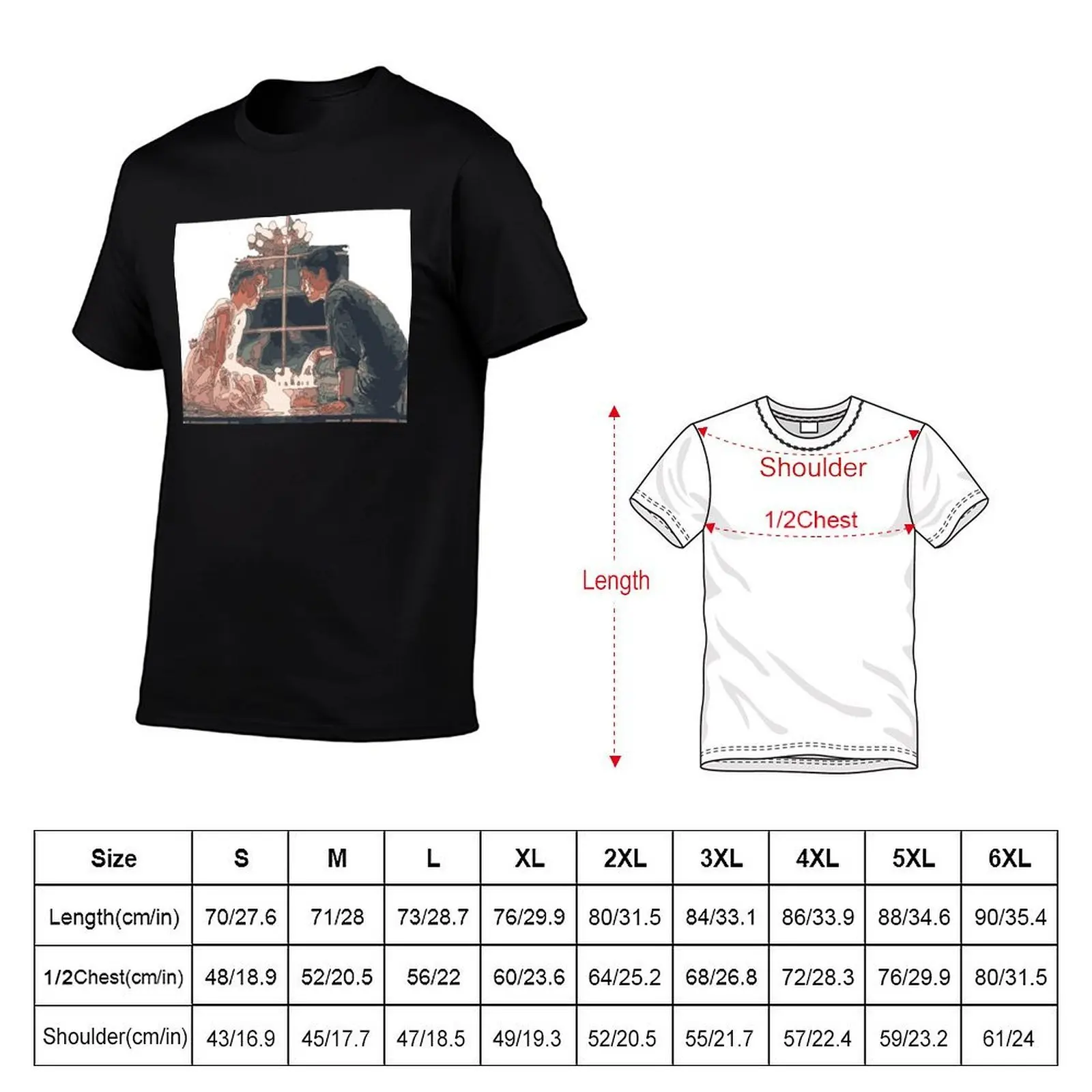16 Candles 80S Movie Scene Sticker T-Shirt tops blacks plain black t shirts men