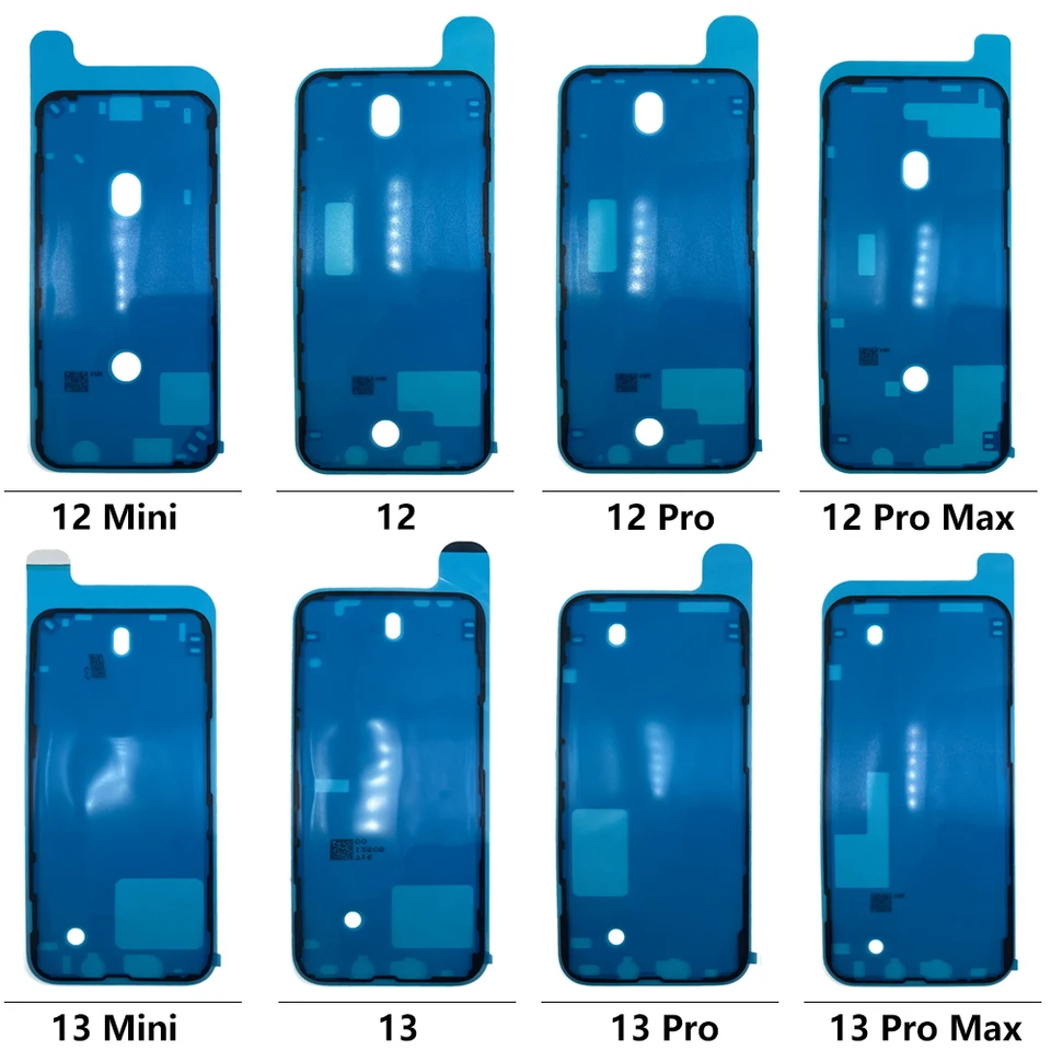 Cinta de Sellado de Marco de Pantalla LCD Nueva, Adhesivo Impermeable para iPhone 11 12 13 14 15 Pro Max Plus Piezas de Teléfono 3