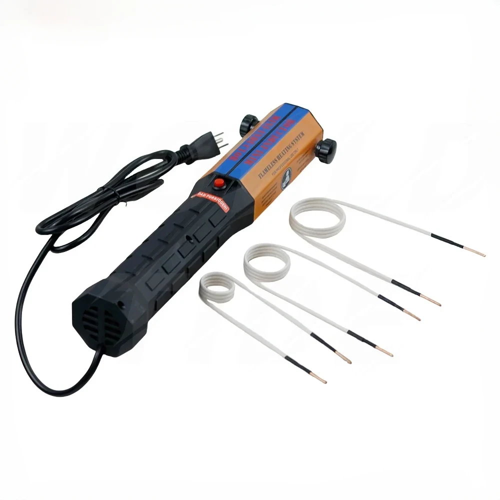 8 Coils 1000W Magnetic Induction Heater Kit Car Repair Tool Automotive Flameless Heating Machine 110V 220V 3 Coils Removing Bolt