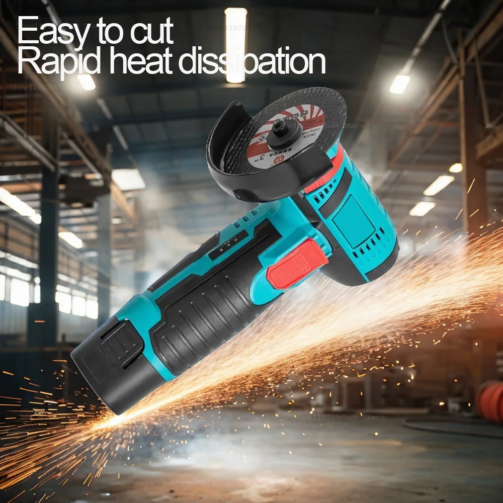 Brush motor mini Angle grinder Micro Filling Grinder for Diamond Cutting, 12V Wireless Power Tool