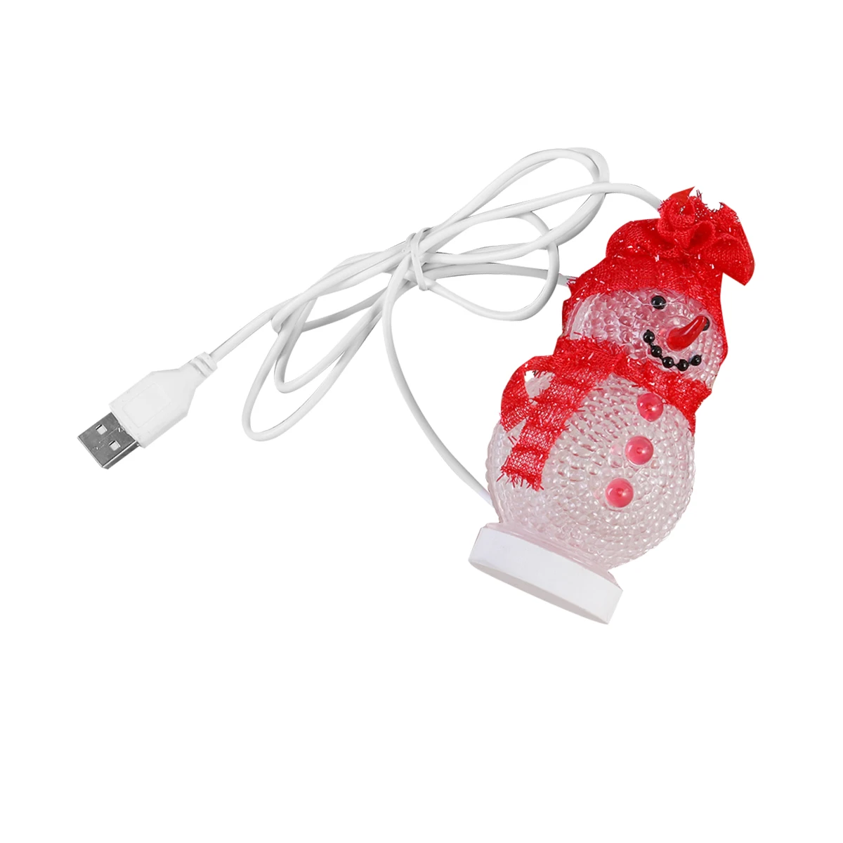 

LED Snowman Night Light Decorative Lamp for Bedroom Living Room USB Powered Gifts Childrens bedside lights festive holiday decor
