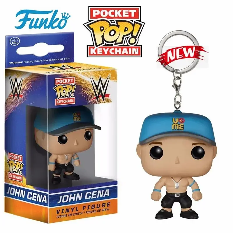 Precio mínimo FUNKO POP llavero Pop de bolsillo WWE desafío de boxeo Arena Star John Cena figura de vinilo llavero colgante juguete regalos