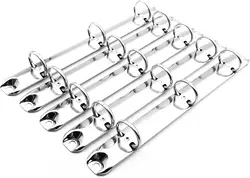 5PCS O/D/Q A5 16-65MM Half Letter Junior Legal Size Ring Binder Mechanism, Loose Leaf Binding Spines Combs Replacement