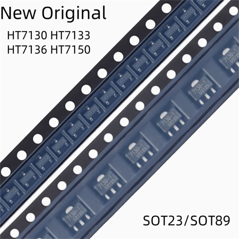 

New Original 50pcs HT7130 HT7133 HT7136 HT7150 SOT-23 SOT-89 Linear Regulator LDO High Voltage Regulator Chip SMD SOP