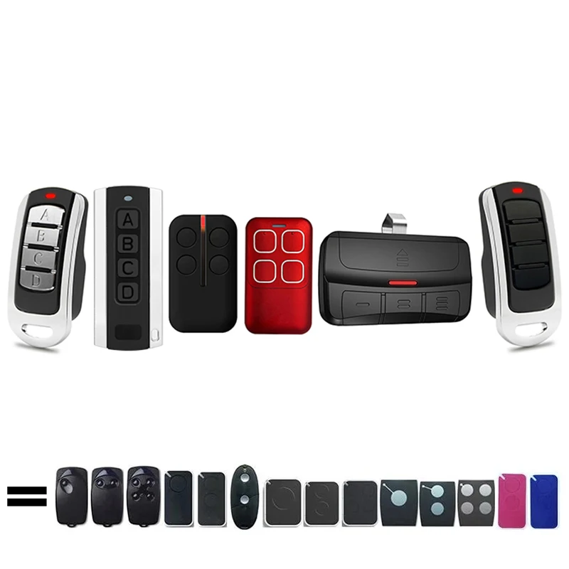 

For NICE FLO1RS FLO2RS FLO4RS FLOX2R FLOX4R INTI1 INTI2 ON1 ON2 ON4 Garage Door Opener Remote Control 433.92MHz Rolling Code