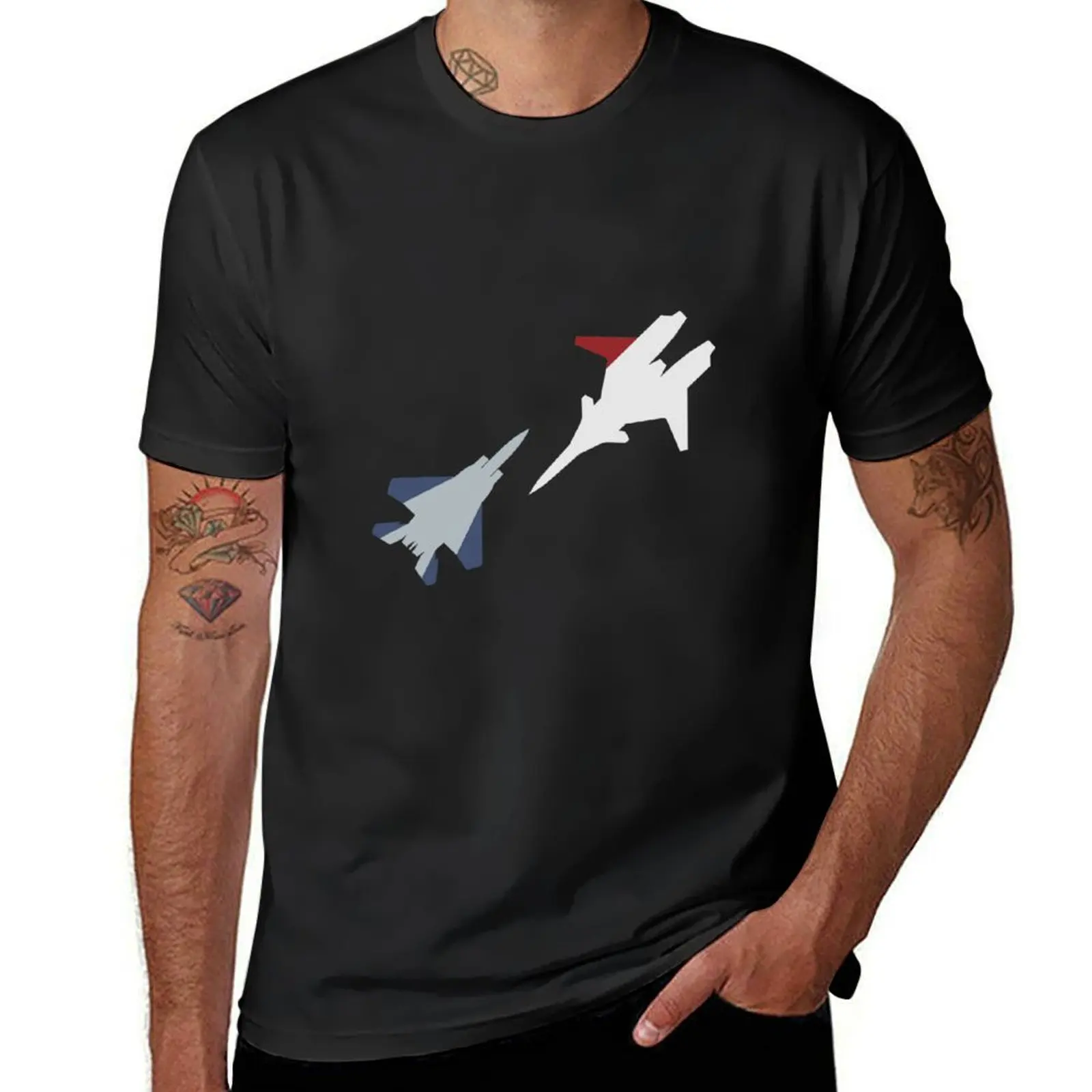 

Ace Combat Cipher VS Pixy T-Shirt korean fashion plus size tops summer top Aesthetic clothing t shirts for men pack