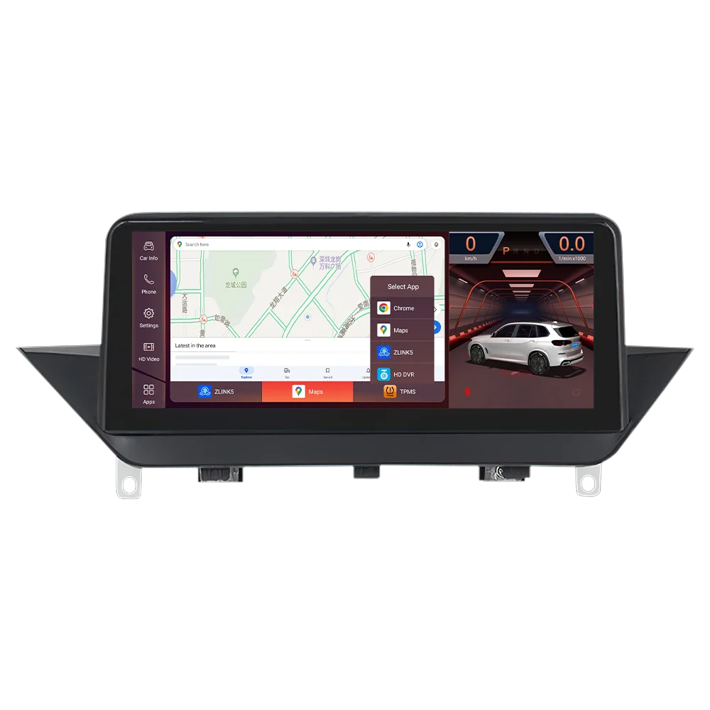 Qualcomm 680 3D UI Android Touch Screen Video Player Stereo Car Radio Auto X1 E84
