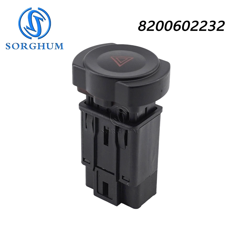 

SORGHUM For Renault Aprio For Sandero Car Power Emergency Hazard Warning Flash Light Single Button Switch OE 8200602232