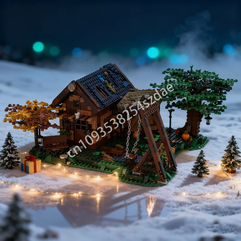 3032 قطعة MOC شجرة البيت 3 1 حزمة مغامر نموذج اللبنات البناء DIY بها بنفسك لعبة إبداعية الطوب هدية الكريسماس للأطفال #1
