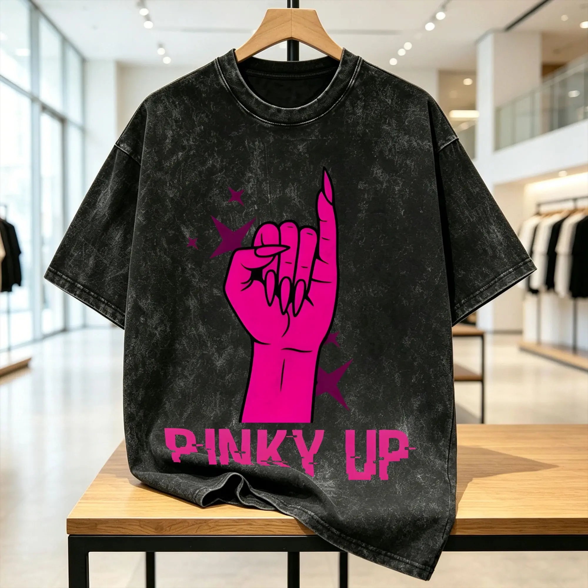 Men PINKY UP Katseyes T-Shirts  Tees Summer Classic Short Sleeve T Shirt O Neck Hip Hop Custom DIY Tshirt Dropshipping