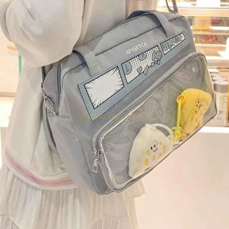 

X90d школьница -ученица Симпатичная прозрачная сумка для женщин чистая аниме