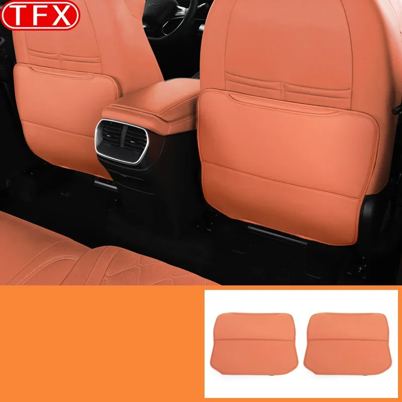 BYD Sealion 7 2024-25 PU Leather Anti-Kick Seat Back Mat - Image 6