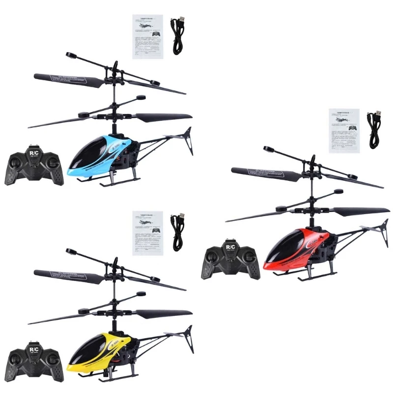 Helicóptero juguetes Mini recargable inducción infrarroja Control remoto helicóptero juguetes voladores para niños