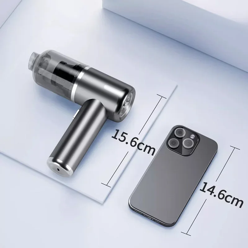 Xiaomi Car Vacuum Cleaner 120000PA Powerful Cleaning Machine Car Cleaner Wireless Portable Mini Vacuum Cleaner Home Appliance