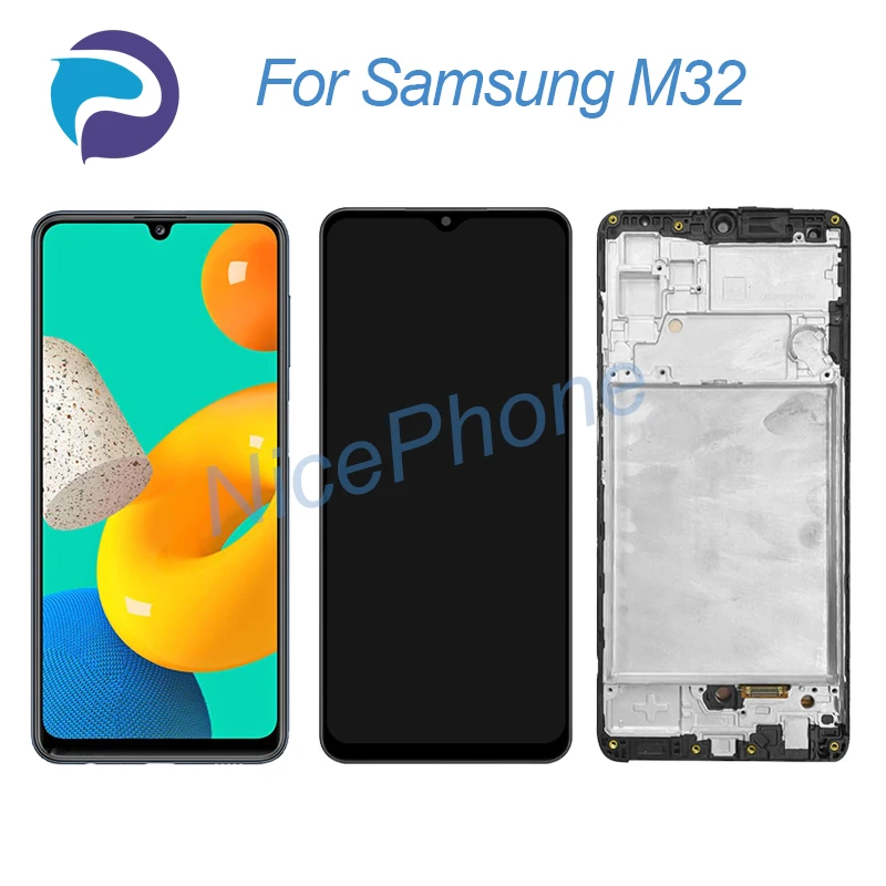 for Samsung M32 LCD Screen + Touch Digitizer Display 2340*1080 SM-M325FV/F/DS M32 screen display LCD