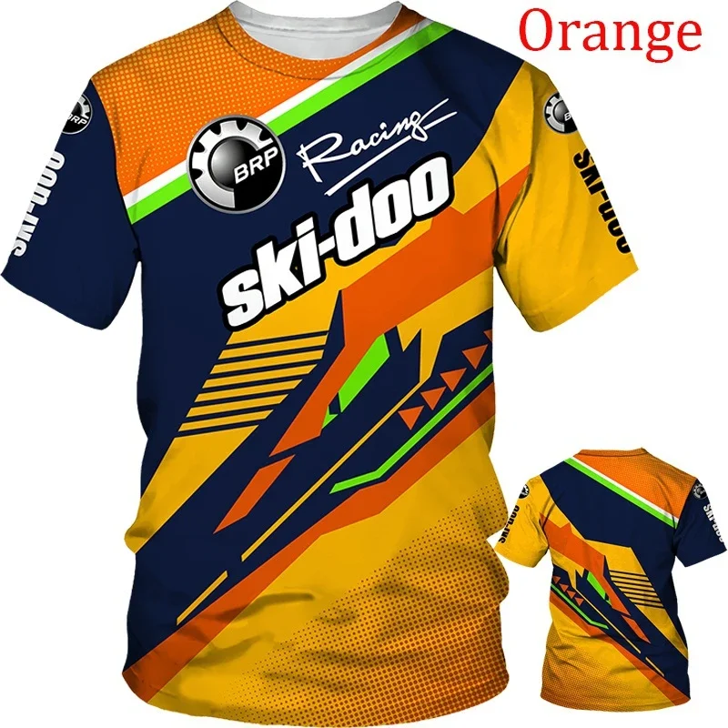 Fashion BRP Can-Am Motorcycle 3D Graphic Printed T-Shirt Unisex Cool Racing Team Sports Short Sleeved Tee Tops