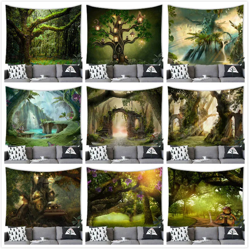Креативный воображение, гобелен, настенный подвесной креативный настенный гобелен, украшение для дома и комнаты, фон для украшения стен