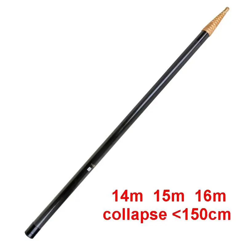 

ZZ243 14m 15m 16m Fishing Net Rod Carbonfiber Betel Areca Nut Fruit Picking Rod Collpase Length 147cm