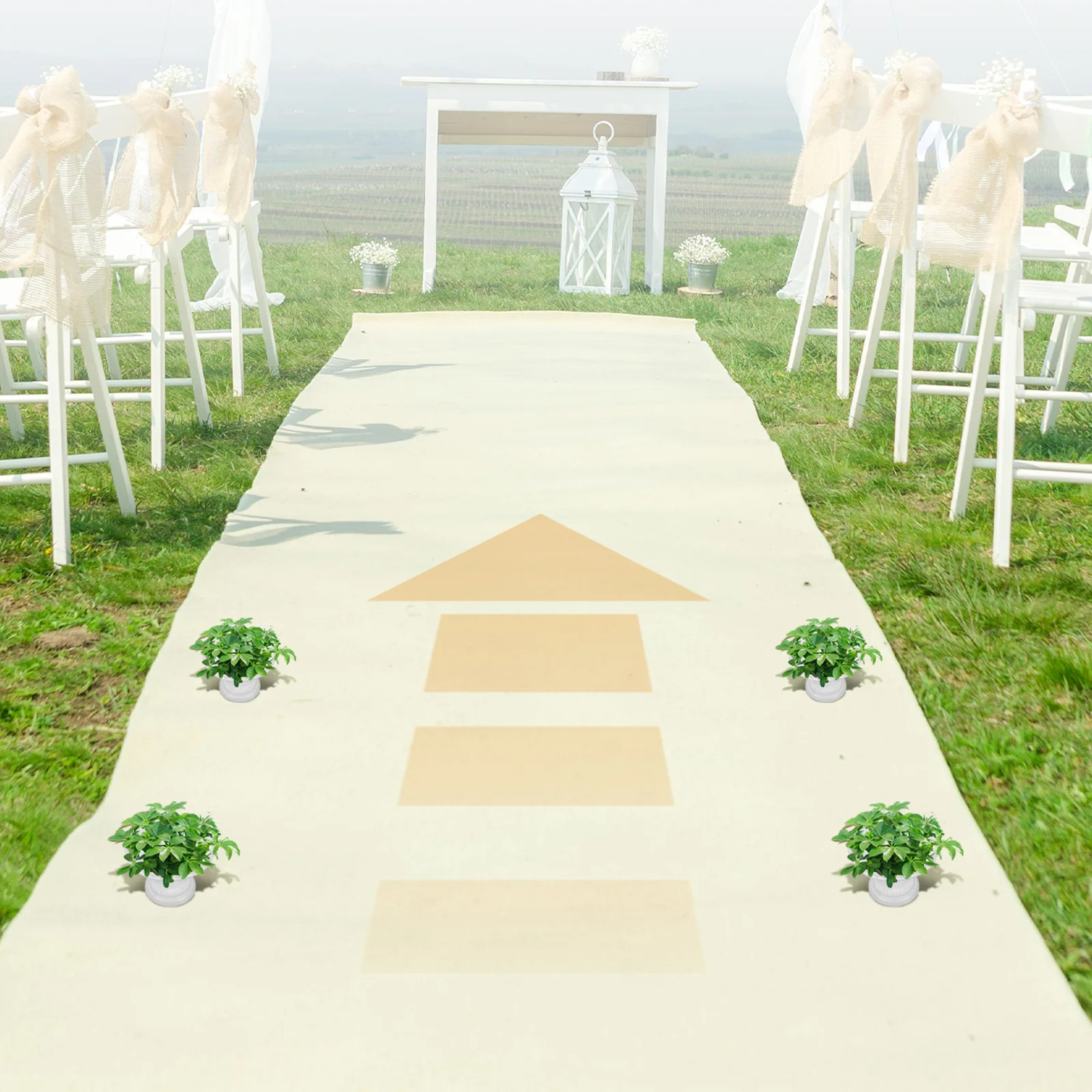 

4Pcs Plastic Flowerpots Creative European Plant Holders Suitable for Balcony Patio Wedding Road Decorative Plant Display