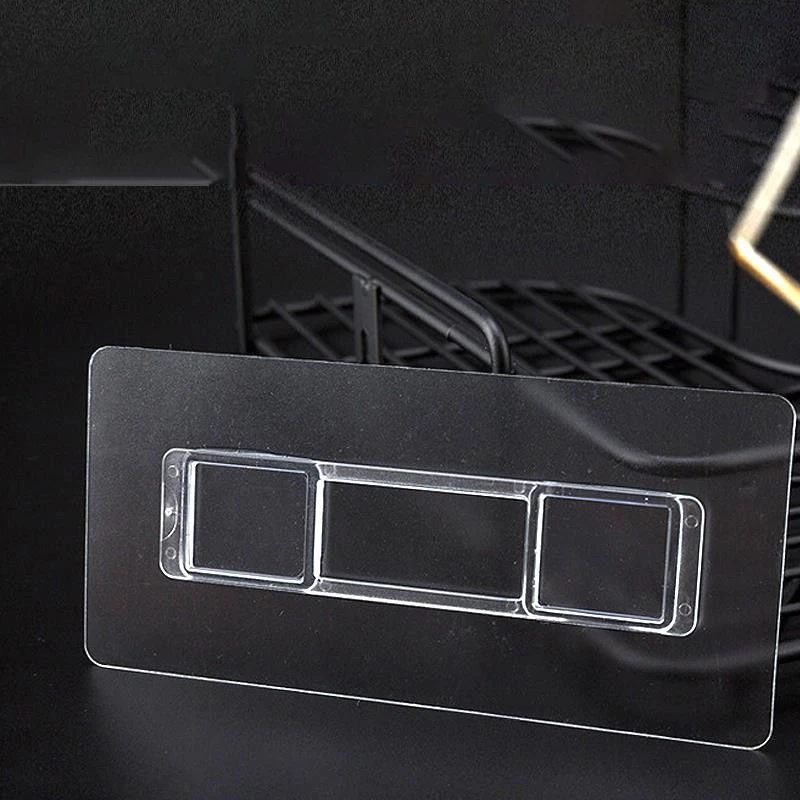 10.4cm Long Tissue Box Non-marking Fixing Frame Nail-free Punch-free Strong Glue Sticker Multi-functional Storage Buckle