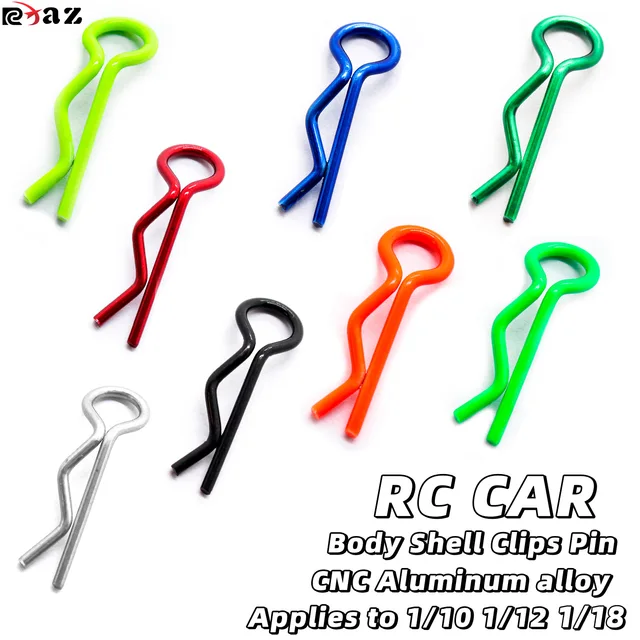 RC Car Body Shell Clips Pin Buckle 1/10 1/12 1/16 dla Traxxas Hsp Redcat Rc4wd Tamiya Axial scx10 D90 Hpi RC Car Parts Accs