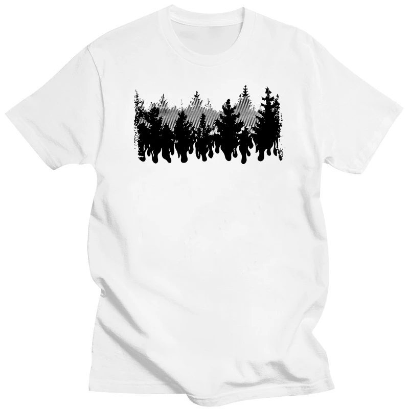 Men T Shirt Simple Wildland Firefighter T-Shirt Women T-Shirt