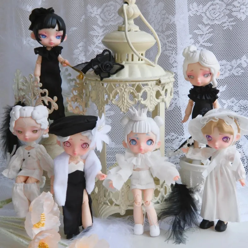 

Laura Black and White Spectrum Series Bjd Guess Bag Игрушки Кукла Симпатичные Аниме Фигурки Настольные Украшения Для Взрослых Детей Подарки На День Рождения Игрушки