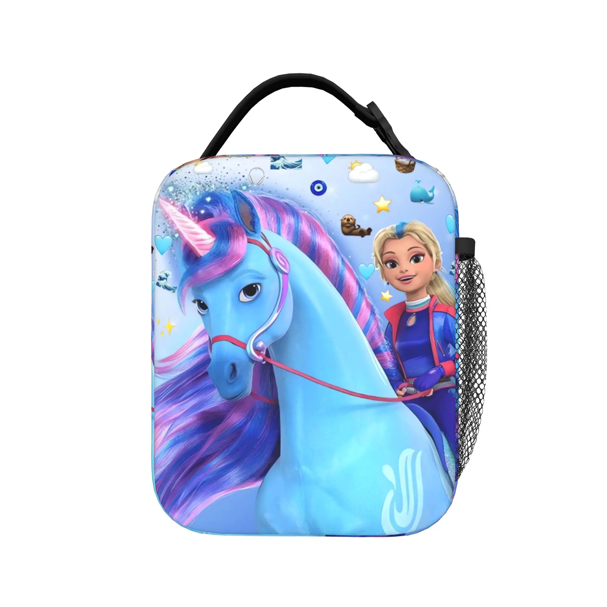 Unicorn Academy Lunch Bag  School Lunch Box For Women Casual Designer Thermal Tote Handbags Waterproof Portable Cooler Bag