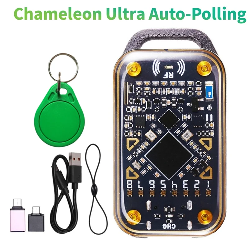 

B03B-Chameleon Ultra RFID Smart Chip Reader+UID Keychain Smart Card Emulator NFC Duplicator 125Khz 13.56Mhz ID IC Card Decode