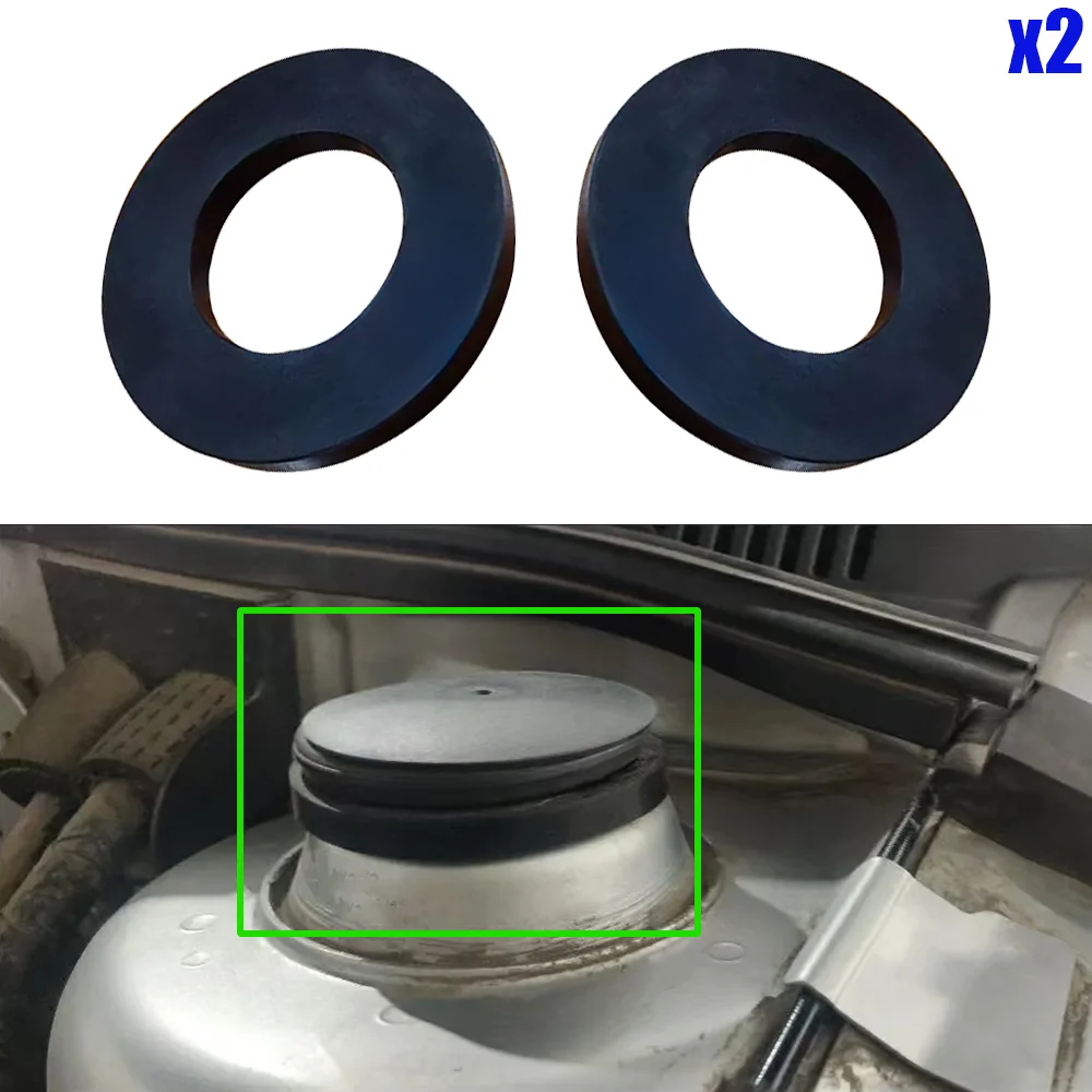 2x para renault duster 2 hs hm 2010 - 2022 logan sandero rack de borracha automático montagem superior torre suspensão rolamento de absorção de choque