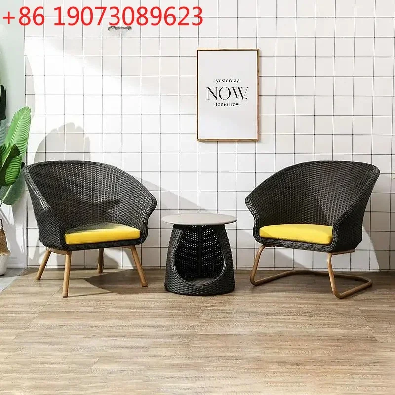

Modern Chaise Longue Big Back Chairs Set Coffee