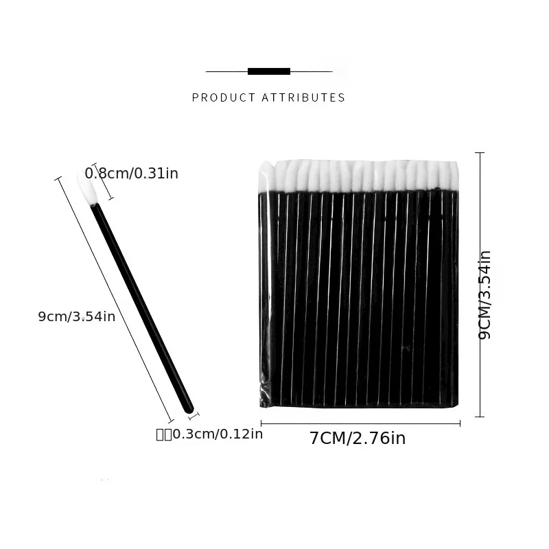 50 個使い捨てリップブラシ女性アクセサリー卸売口紅グロスワンドアプリケーター完璧な最高のメイクアップツール