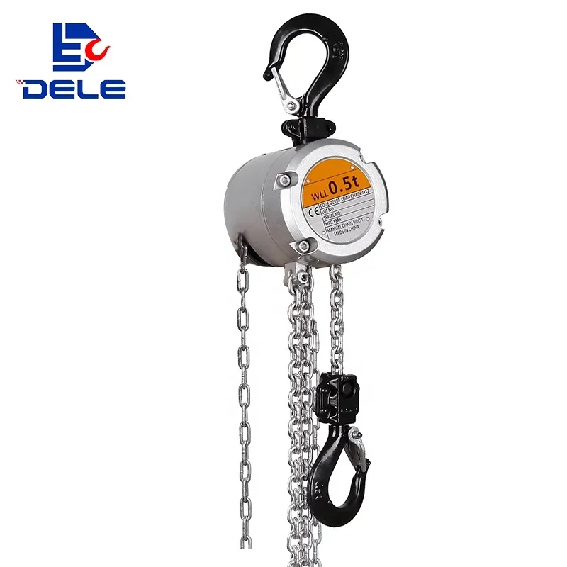 Material Safety Manual Chain Hoist Small And Convenient Chain Pulley Block