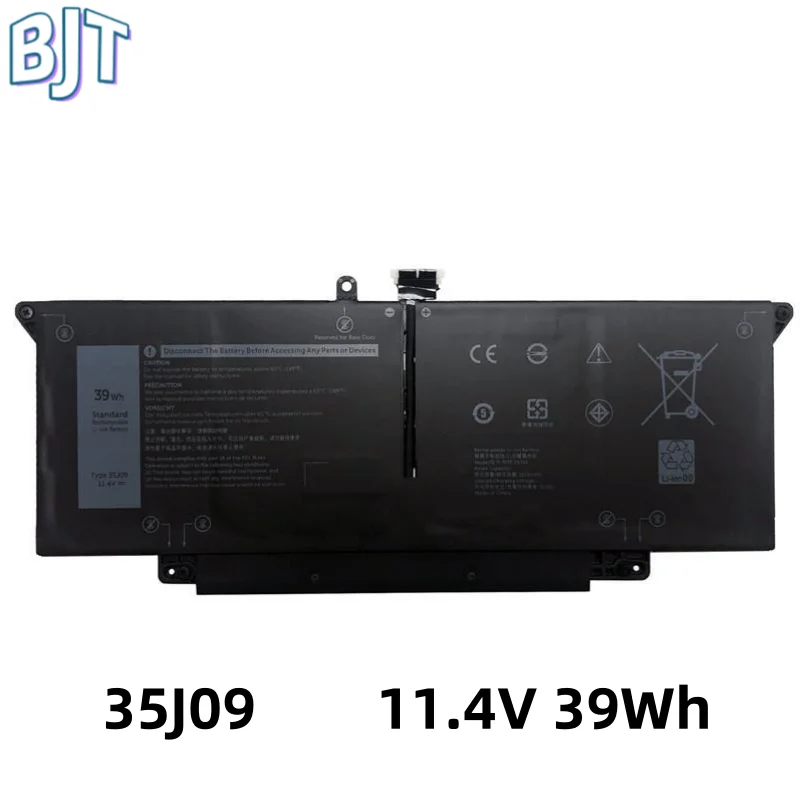 

11.4V 39Wh 3Cell 35J09 Laptop Battery for Dell Latitude 7310 7410 Series Notebook JHT2H 0YJ9RP 009YYF 07CXN6 04V5X2 0HRGYV