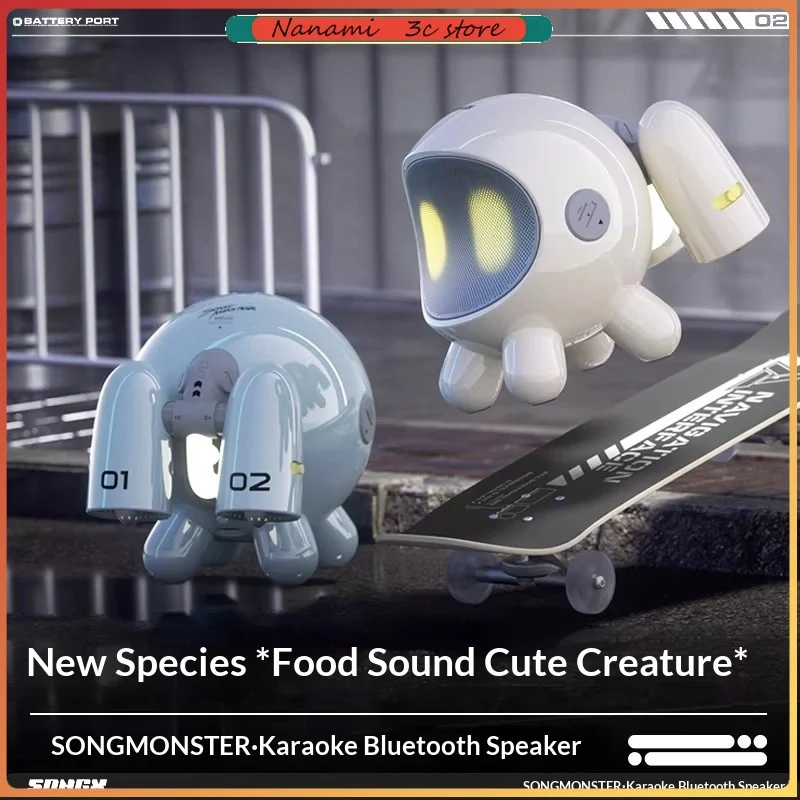 SONGX الصوت المزدوج ميكروفون Duet 15 واط المتكلم الموسيقى ميني الوحش في الهواء الطلق KTV سمّاعات بلوتوث جهاز صوت عالي الجودة