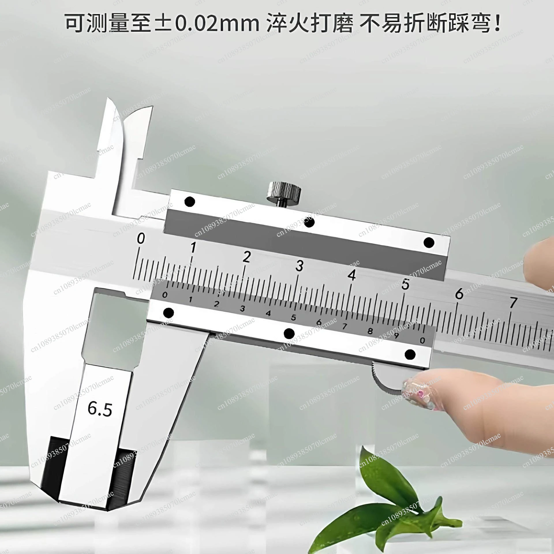 9-150Mm, 9-200mm, 9-300mm double inner slot vernier calipers with blade measuring surface, made of stainless steel