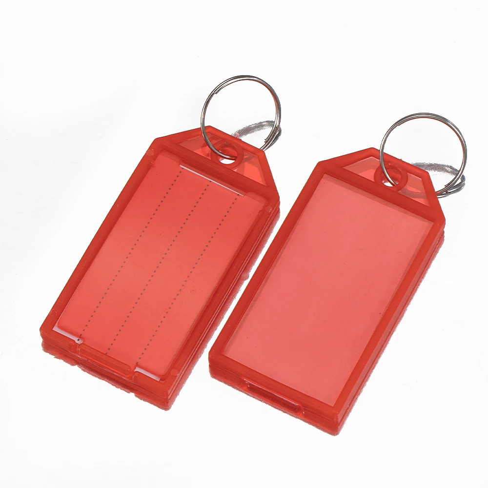 NONE Plastic Keychain Split Ring Multicolor 3