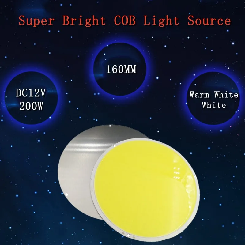 

Супер яркий DC12V 70W круглый 160 мм светодиодный COB панель лампы источник чип на борту BIG SUN свет холодный теплый белый чип лампы для DIY