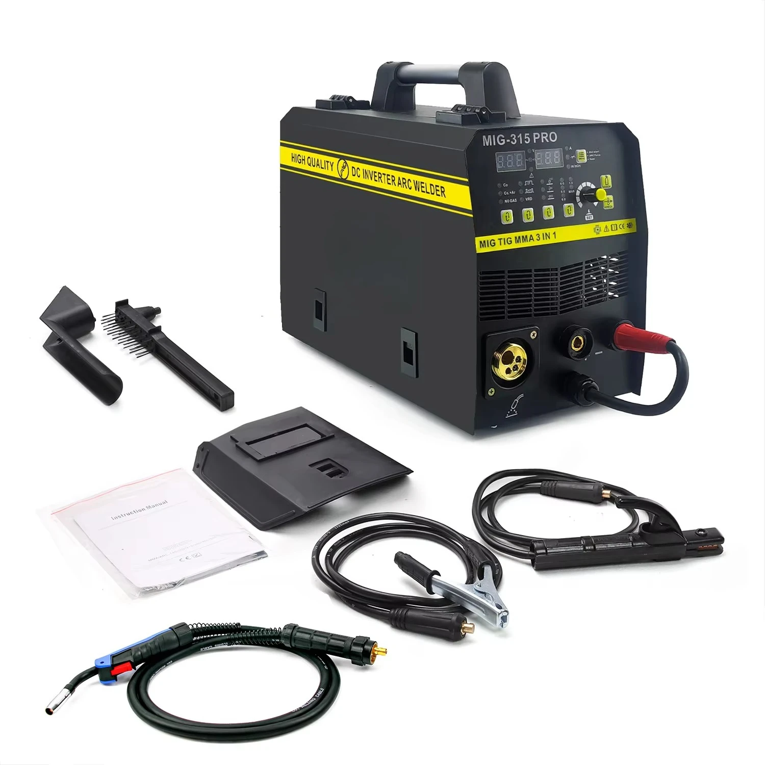 High Quality Co2 Gas No Gas 315 Mig Tig Mma 3 in 1 Welding Machine