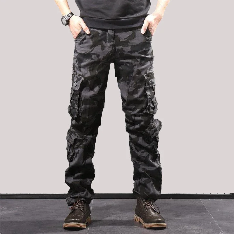 Military Tactical Pants Men Special Combat Trousers Multi-pocket Waterproof Wear-resistant Casual Training Overalls Men Pants