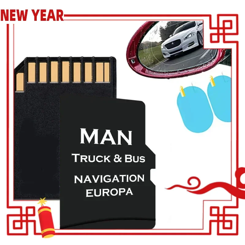 

8GB for MAN Truck&Bus Sat Nav Maps EU Turkey UK Ukraine Russia TF Card 2022 Fast Delivery with Anti Fog Sticker