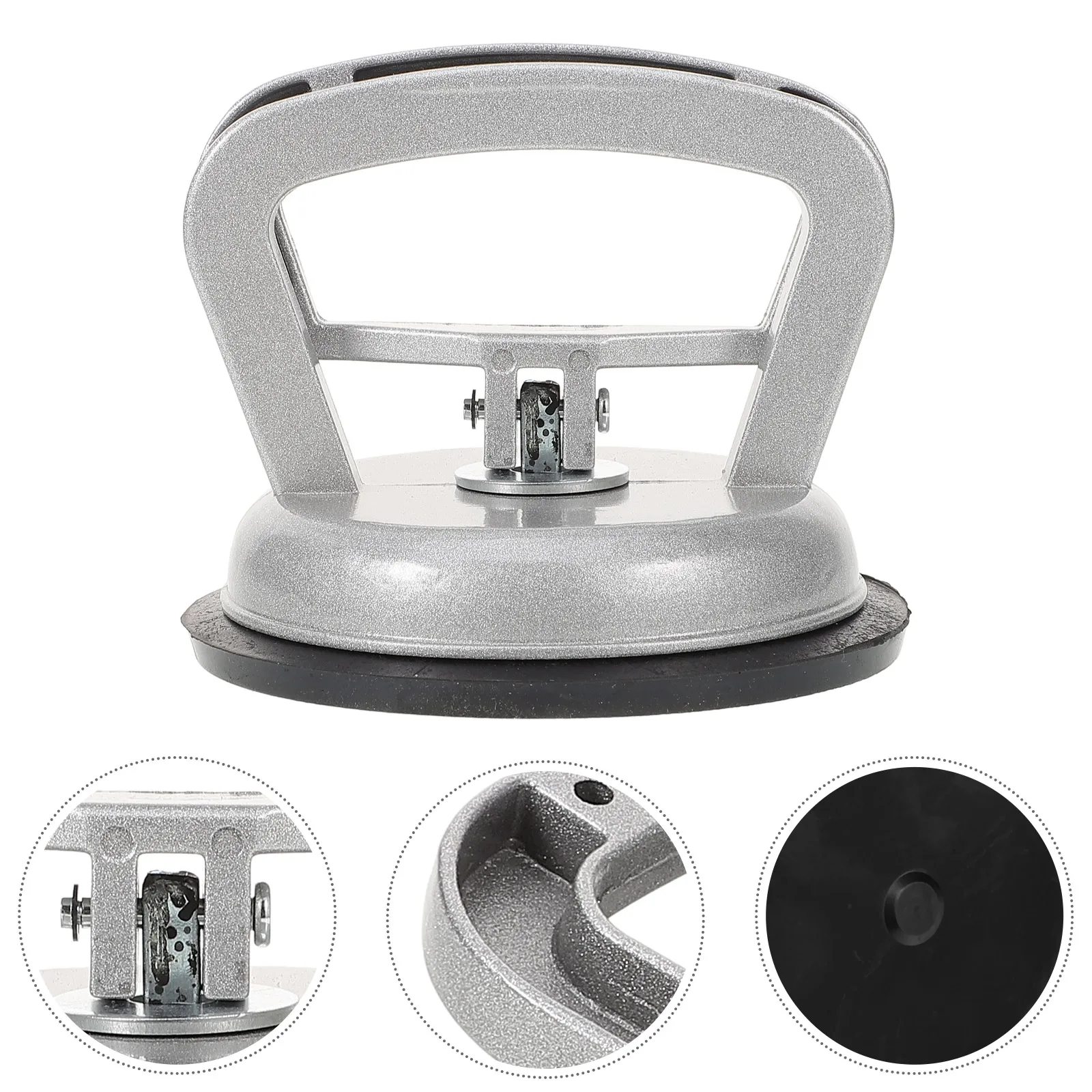 

1pc Premium Car Puller Portable Body Dent Cup Repair Tool Durable Aluminum Alloy Strong Suction Power For Auto Dent Sucker