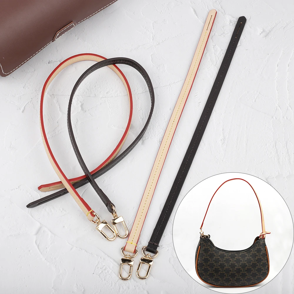 Leather Bag Strap Vachetta Bag Handle Adjustable Crossbody Shoulder Strap Replacement For Handbag Accessories