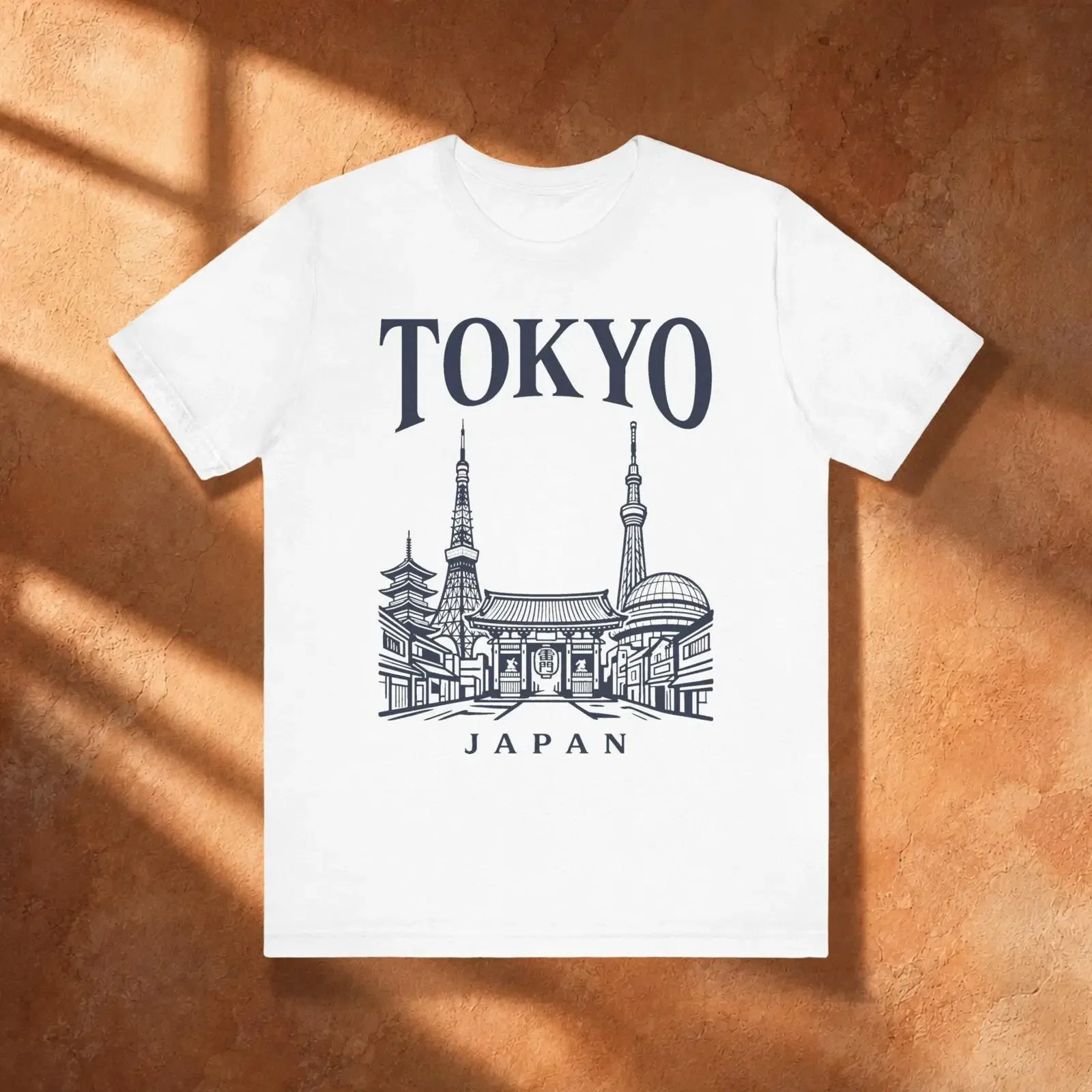 Tokyo Japan T Shirt Travel Destination Souvenir For  vintage Washed Top For Everyday Wear Versatile fashion Unisex Stylish