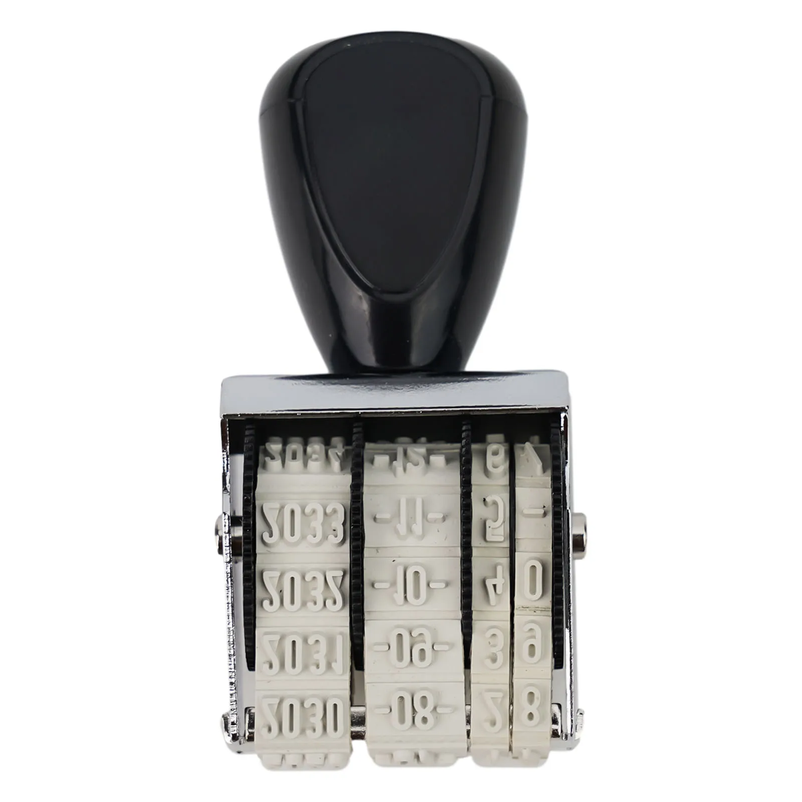 Date Stamp with Year Month Day Adjustment for School Office Home Tasks Compatible with Standard Ink Pads No Ink