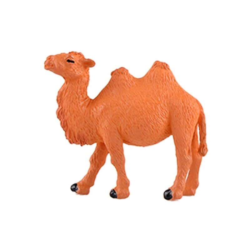 Camels Desert Ornament Model Figurine Glass Decorations Garden