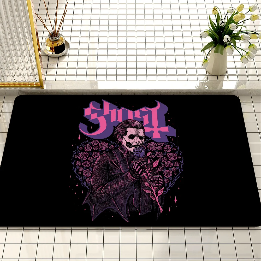 Ghost Band Hallway Carpet Washable Non-Slip Living Room Sofa Chairs Area Mat Kitchen Doormat Area Rug